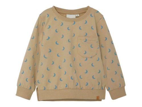 Lil Atelier white pepper sweatshirt måner